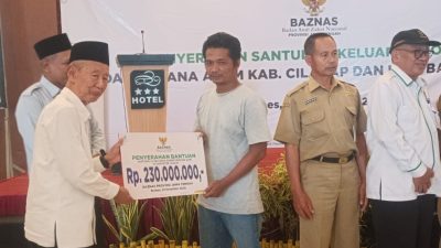Baznas Jateng Bantu Rp 510 Juta Bagi Korban Bencana Cilacap dan Banjarnegara