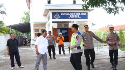 Kapolres Brebes Petakan Titik Pengamanan Gereja