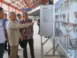 Sekda Tinjau Lokasi Rel Terdampak Banjir dan Rencana Lokasi Dry Port 