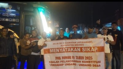 Puluhan Kades di Brebes Berangkat ke Jakarta, Siap Aksi di Istana Negara