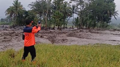 Tanggul Sungai Keruh Terkikis, Sawah di Bumiayu Masih Rawan Banjir Susulan