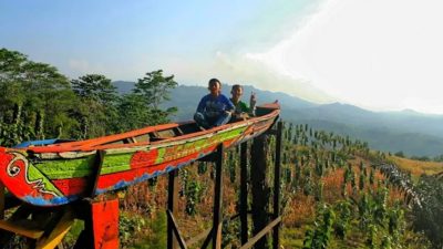 Wisata Kaki Gunung Slamet Tegal Ini Hadirkan View Gunung Gajah dan Waduk Cacaban