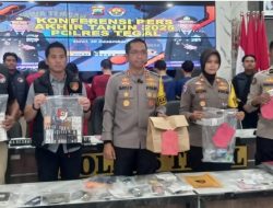Polres Tegal Selesaikan 158 Tindak Pidana, 58 Kasus Narkoba dan 806 Laka Lantas