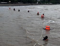 Wisatawan Tenggelam di Pantai Larangan dan Belum Ditemukan