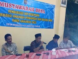 Desa Mindakan Jadi Percontohan Musdes LKPJ, Pertama di Kecamatan Tarub Tegal