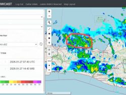 Satu Ton NaCl Disemai Untuk Modifikasi Cuaca di Perairan Utara Jateng