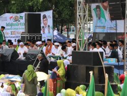Ribuan Warga Nahdliyin dan Santri Istighosah Kubro Harlah 100 NU di Alun-Alun Brebes