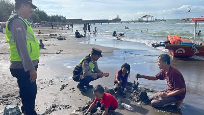 Polres Tegal Kota Pantau Serius Lokasi Wisata Pantai