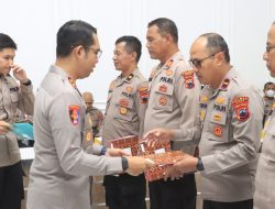 Pejabat Utama Polres Tegal Tandatangani Pakta Integritas dan Perjanjian Kinerja Tahun 2026