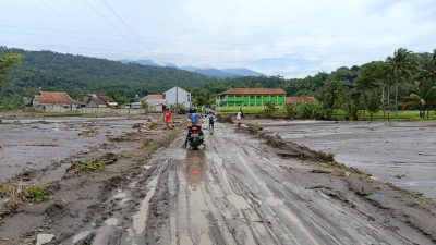 Penanganan Darurat Sungai Keruh, Banjir Adisana Brebes Berangsur Surut