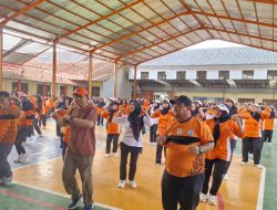 Anggota Komisi E DPRD Jateng Senam Sehat Bersama Komunitas di Bumiayu