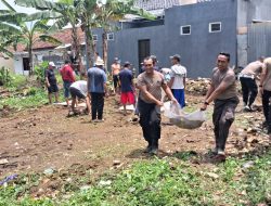 Polres Tegal Dirikan Tenda Untuk Mushola Sementara di Desa Kajen Lebaksiu