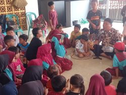 Dinas Perpusip Hadirkan Mobil Perpustakaan Keliling dan Pendongeng di Daerah Bencana