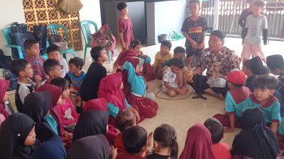 Dinas Perpusip Hadirkan Mobil Perpustakaan Keliling dan Pendongeng di Daerah Bencana