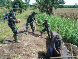 TMMD Sengkuyung Kodim Pemalang Garap Pembuatan Talud