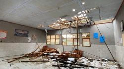 Atap Dua Kelas SMP Negeri 1 Salem Rusak Parah, Proses Belajar Dialihkan Sementara