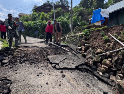 Tanah Bergerak di Desa Padasari, Ratusan Rumah dan Fasilitas Umum Rusak