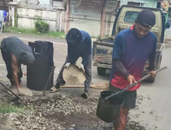 Perbaikan Dikebut, 750 Lubang Jalan Rusak Berhasil Ditutup