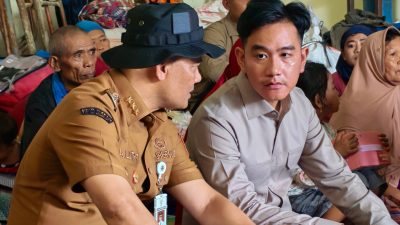 Ahmad Luthfi dan Wapres Gibran Tinjau Langsung Pengungsi Bencana Tanah Bergerak di Tegal