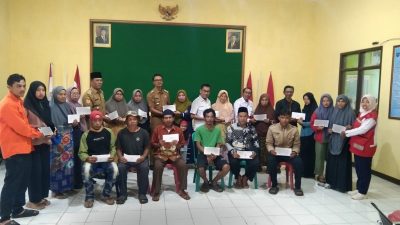 PMI Kabupaten Tegal Bantu 50 Kepala Keluarga di Desa Dukuhbenda