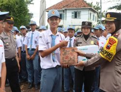 Polres Tegal Kota Sambangi Sekolah, Prihatin Usia Produktif Jadi Rawan Kecelakaan