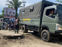 Jalan Clirit Menuju Guci Tegal Amblas 50 Cm, Kendaraan Masih Bisa Lewat Tapi Hati-Hati