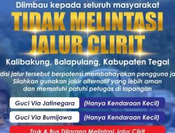 Masyarakat Diimbau Tidak Melintas Jalur Clirit, Ke Guci Via Jatinegara dan Bumijawa