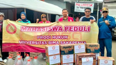 Program Kampus Berdampak, Mahasiswa Ubisa Bantu Korban Tanah Bergerak