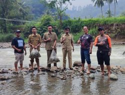 Tebar 10 Kg Benih Ikan, Relawan Salem Ajak Warga Jaga Sungai Cigunung