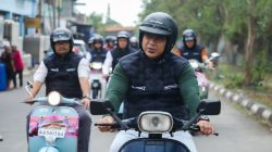 Vespa Touring dan Ngabuburide Bareng Wagub Taj Yasin Pantau Pasokan BBM