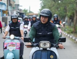 Vespa Touring dan Ngabuburide Bareng Wagub Taj Yasin Pantau Pasokan BBM