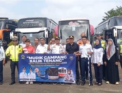 Lima Bus Diberangkatkan ke Jakarta Jemput Pemudik