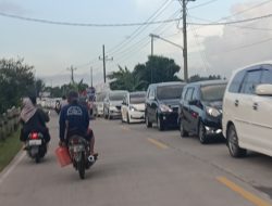 Arus Mudik H-3 Lebaran 2026 di Brebes Makin Padat, Lingkar Bumiayu Dipadati Kendaraan Pemudik