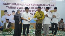 103 Kepala Keluarga di Desa Padasari Resmi Terima Kunci Huntara Tahap I