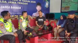 Sigap, Petugas Pos PAM Rest Area 275 A Tegal Amankan Barang Pemudik yang Tertinggal