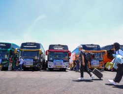 4.181 Pemudik Serentak Balik ke Jakarta dan Bandung dengan Bus Gratis