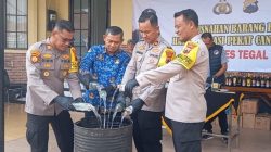 Polres Tegal Ungkap 148 Kasus Pekat Selama Ramadan