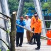 Cek Talud Jembatan Longsor, Wabup Wurja Minta Gerak Cepat Ditangani
