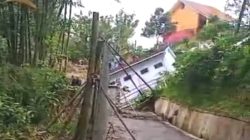 Longsor di Cilibur Seret Bangunan SMP Muhammadiyah 3 Paguyangan