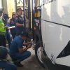 Pastikan Keselamatan, Ramp Check Digelar di Pool Bus Dedy Jaya
