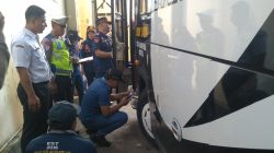 Pastikan Keselamatan, Ramp Check Digelar di Pool Bus Dedy Jaya