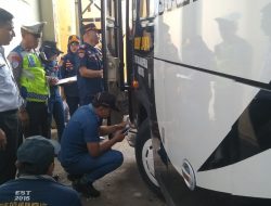 Pastikan Keselamatan, Ramp Check Digelar di Pool Bus Dedy Jaya