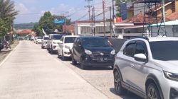 Pemudik Mulai Padati Jalur Tengah Brebes, Kendaraan Melambat di Pasar Linggapura