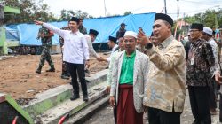 Taj Yasin Datangi Masjid Bersejarah yang Terbakar di Boyolali