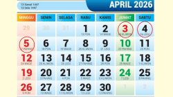 Cek Libur Nasional di Bulan April 2026, Awal Bulan Ada Long Weekend