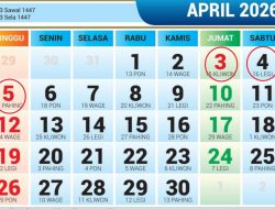Cek Libur Nasional di Bulan April 2026, Awal Bulan Ada Long Weekend