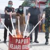 Ribuan Butir Barang Bukti Obat Keras Ilegal Dimusnahkan