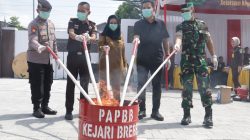 Ribuan Butir Barang Bukti Obat Keras Ilegal Dimusnahkan