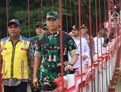 Jembatan Gantung Bantaragung di Pemalang Program Strategis Nasional