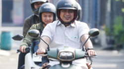 Taj Yasin Hadiri Acara Berjarak 30 Kilometer dengan Naik Motor 